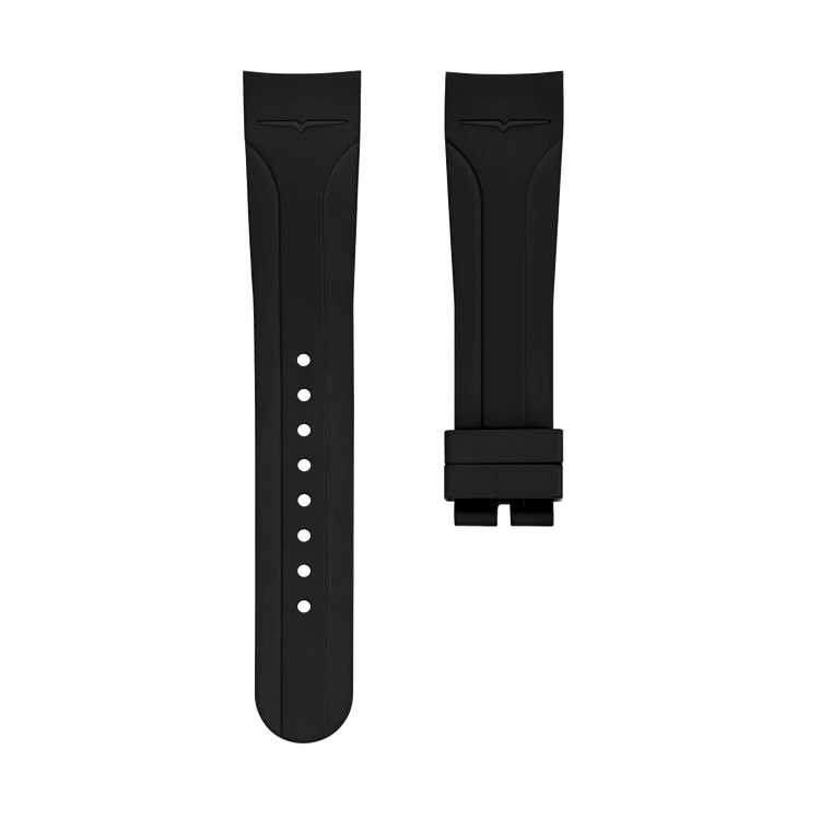 Black Rubber STRAP 42MM