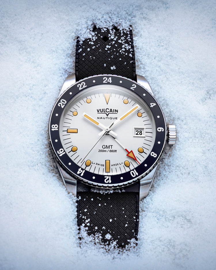 Skindiver GMT - White Luminova Beige