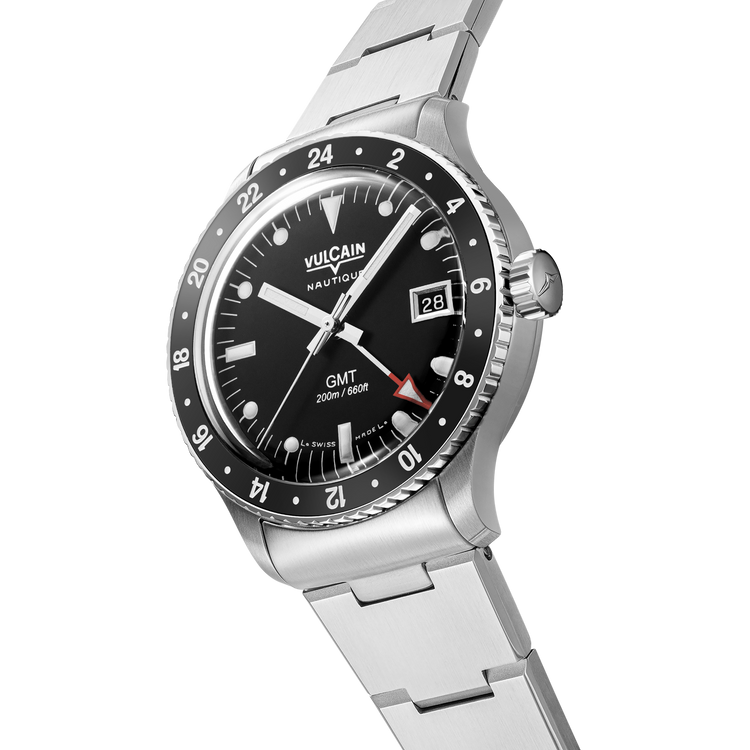 Skindiver GMT-Black Luminova White