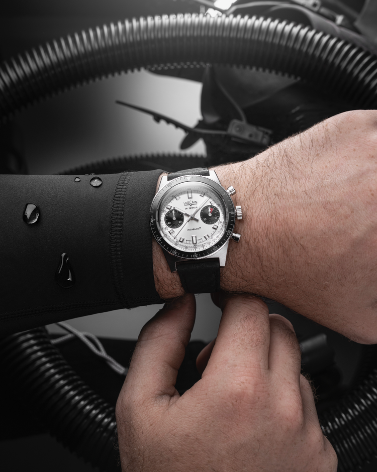 Skindiver Chronograph White