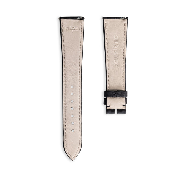 Black Carbon Leather 39MM