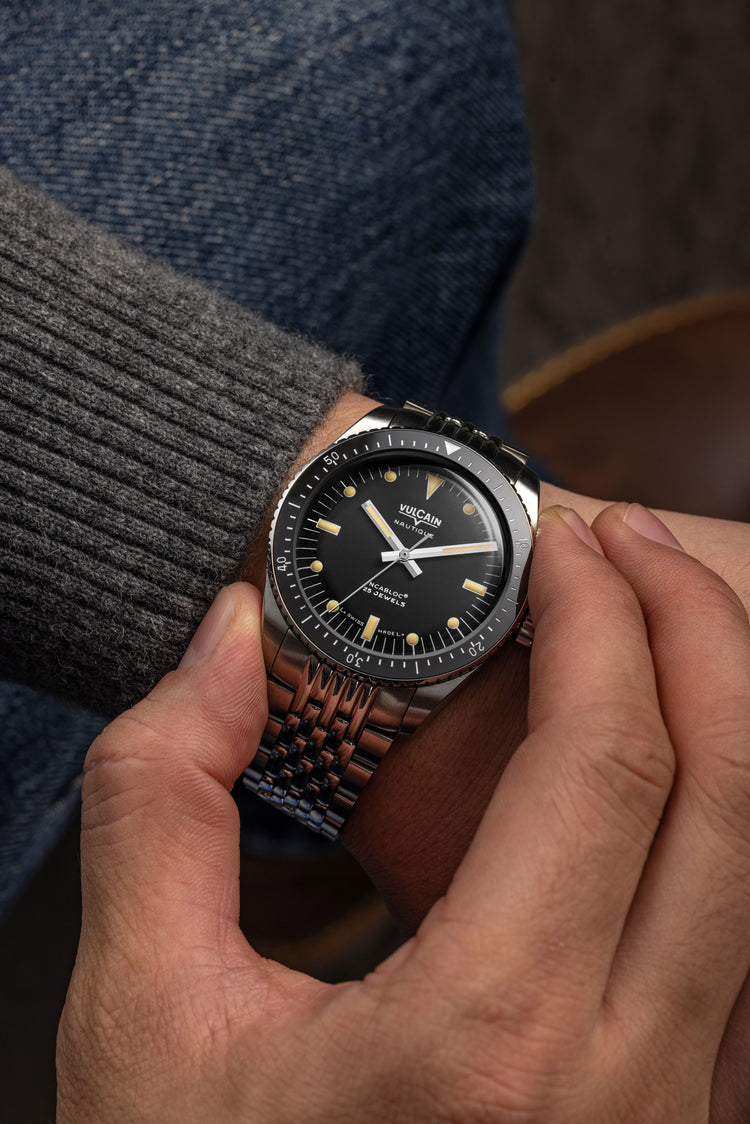 Skindiver Nautique - Black with Khaki Brown Lum