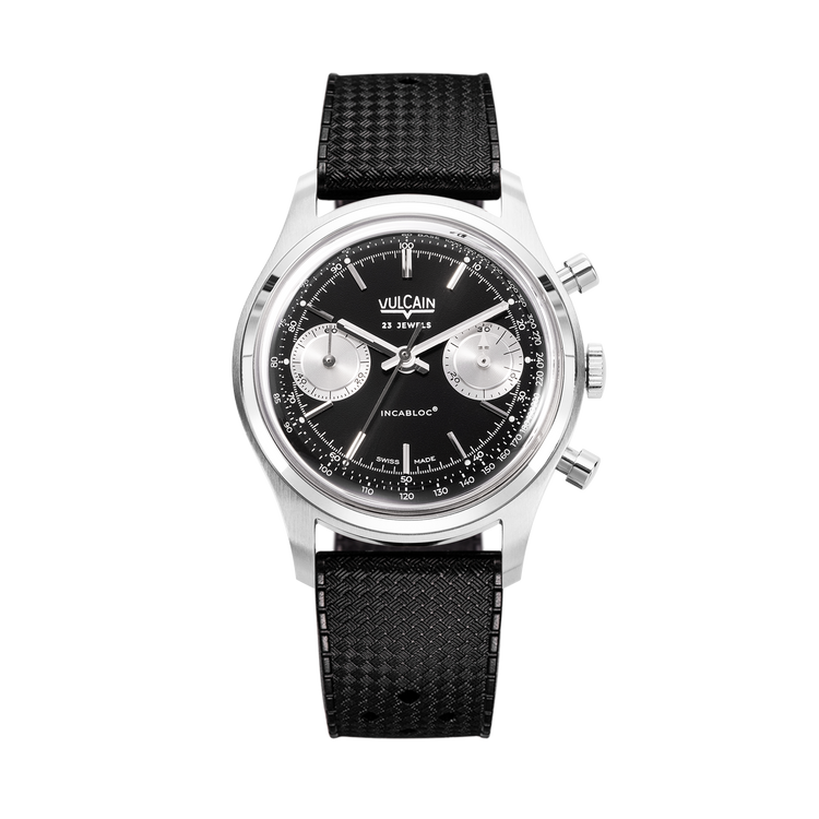 Chronograph 70's - Black & Silver