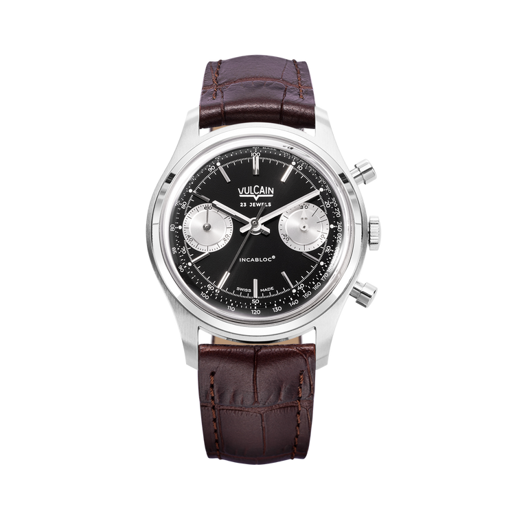 Chronograph 70's - Black & Silver