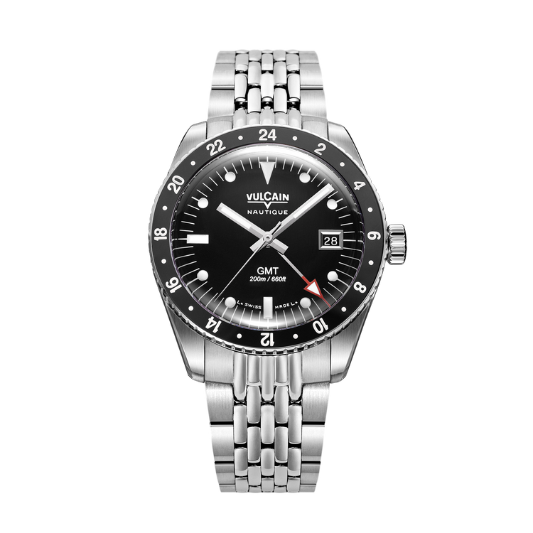 Skindiver GMT-Black Luminova White