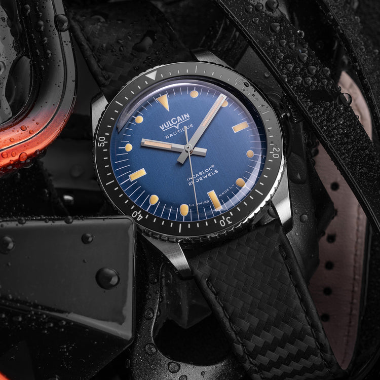 Skindiver Nautique - Blue with Khaki Brown Lum