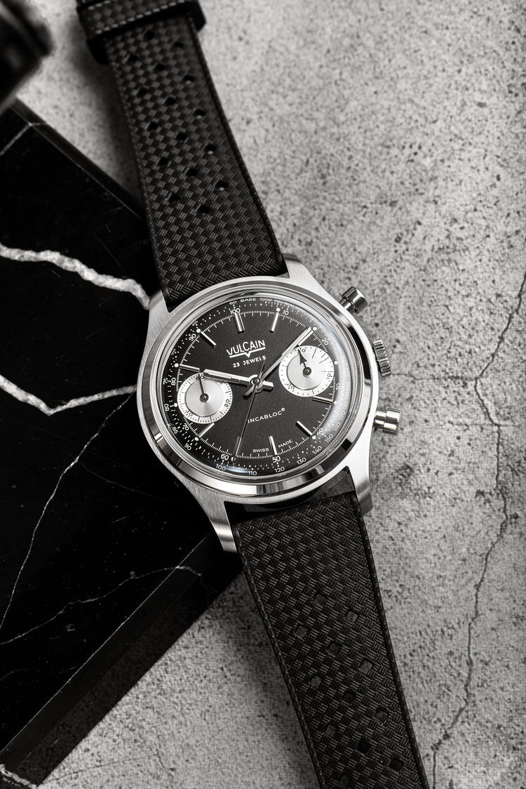 Chronograph 70's - Black & Silver