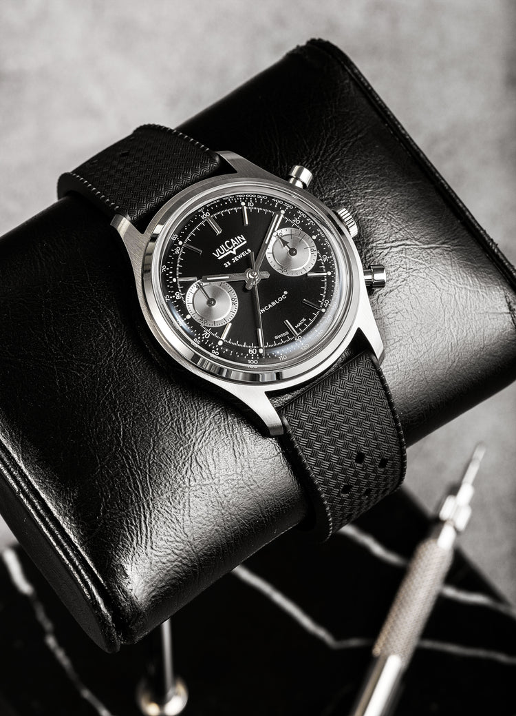 Chronograph 70's - Black & Silver