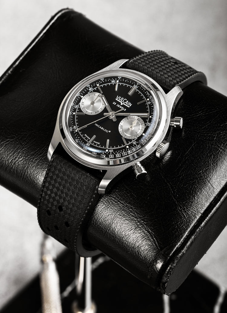 Chronograph 70's - Black & Silver