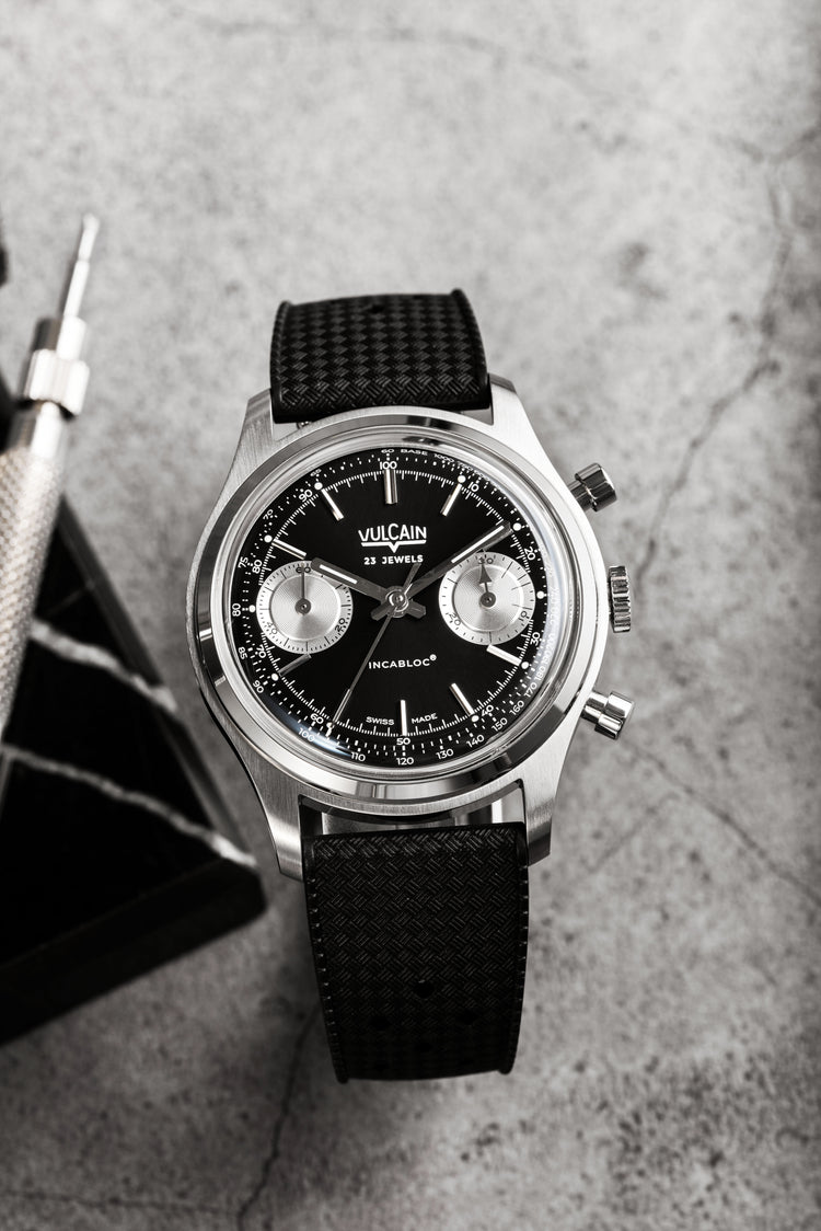 Chronograph 70's - Black & Silver