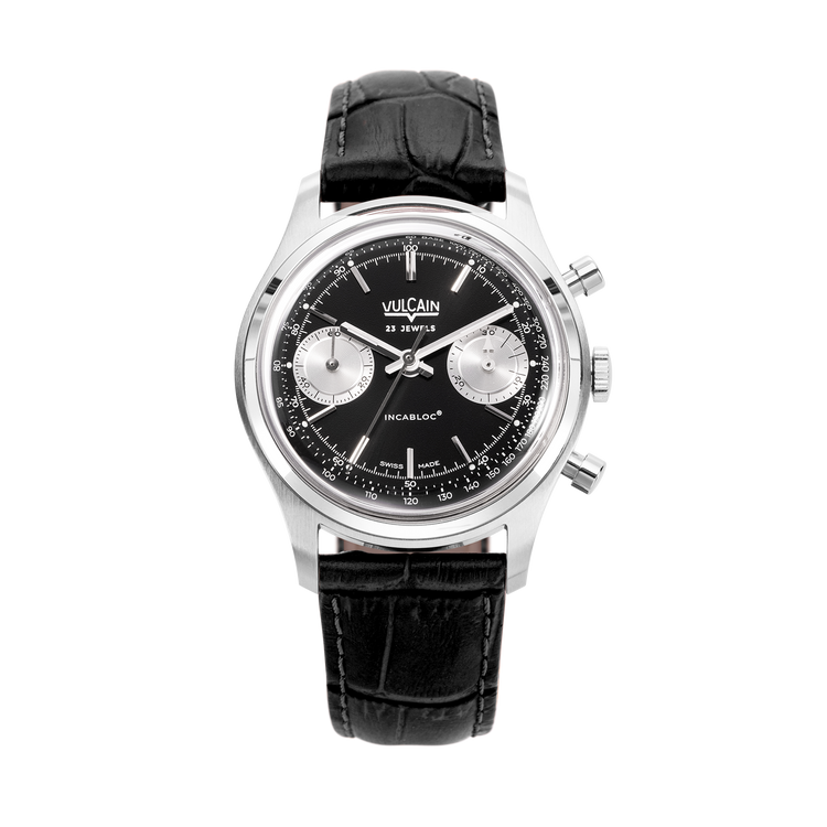 Chronograph 70's - Black & Silver