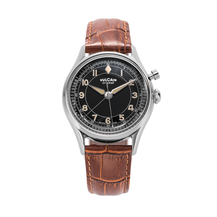 Cricket Classique 36 mm - Black & Khaki numbers