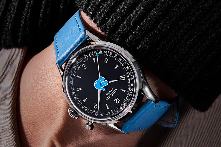 "Vulcain Salute” 39 mm - Blue