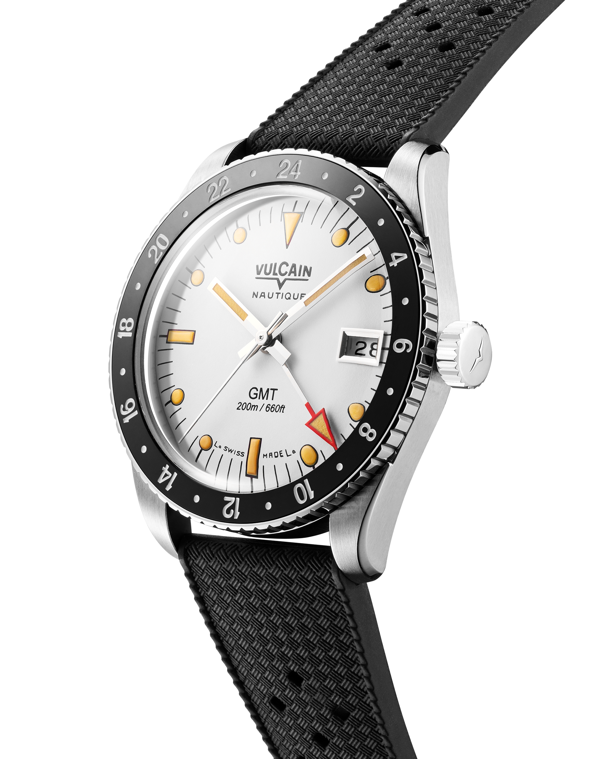 Skindiver GMT - White Luminova Beige