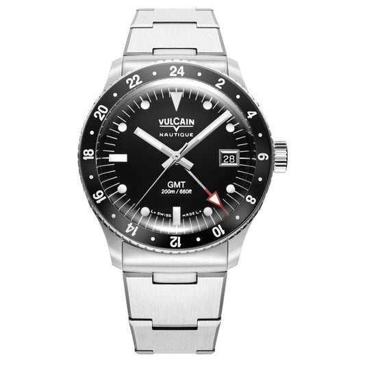Skindiver GMT - Black Luminova White