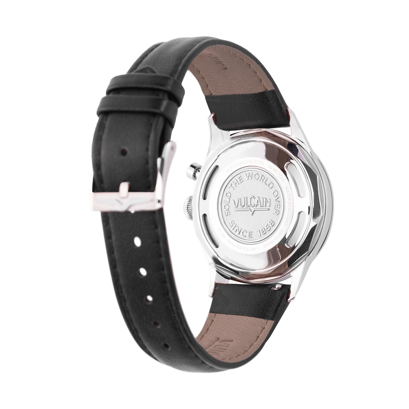Cricket classique 39mm Black & Khaki numbers