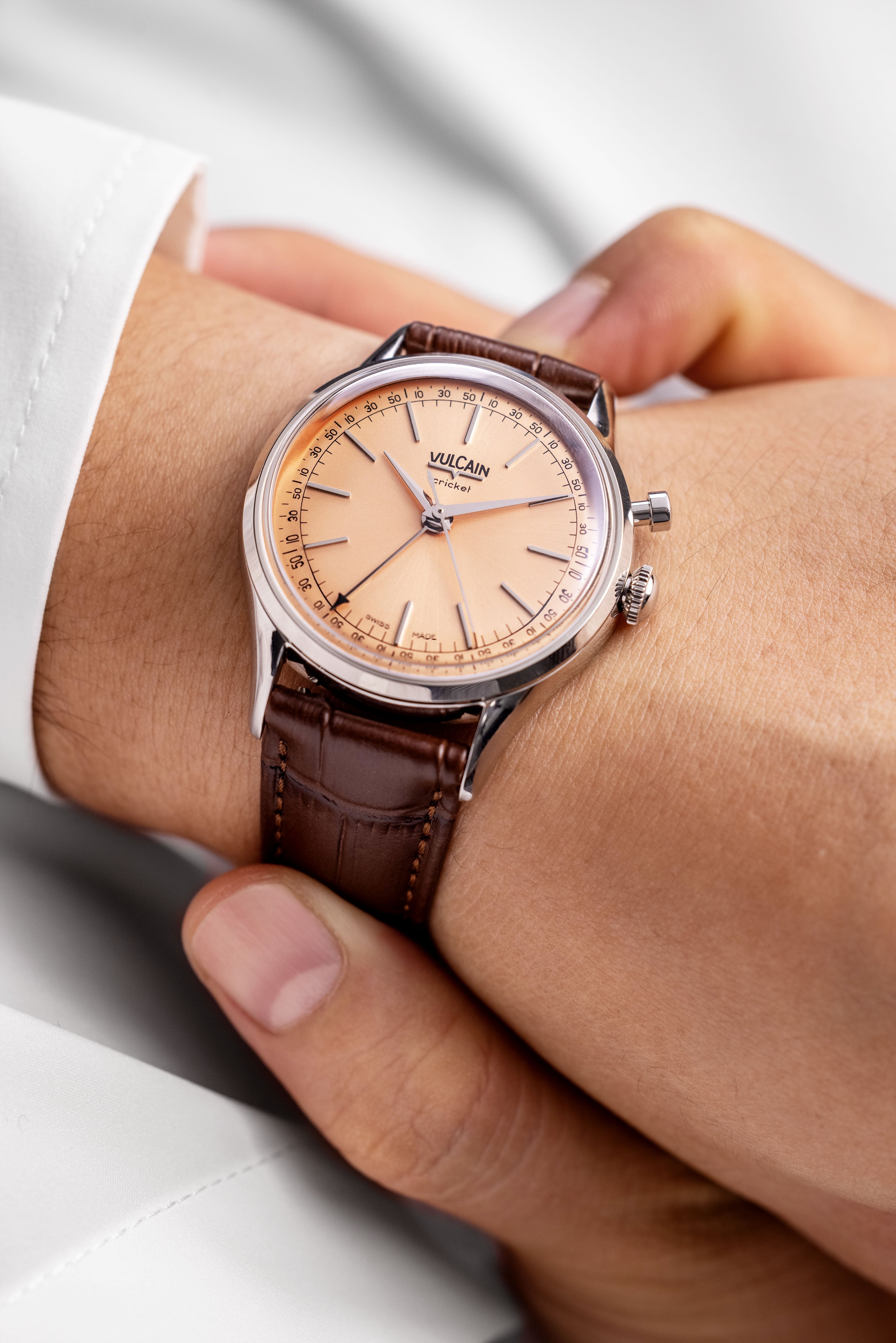 Cricket President 39 mm - Pale Salmon