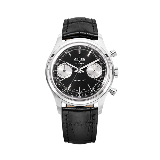 Chronograph 70's - Black & Silver