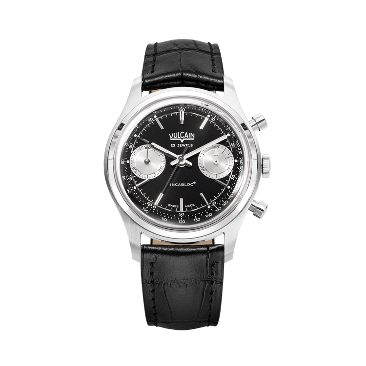 Chronograph 70's - Black & Silver