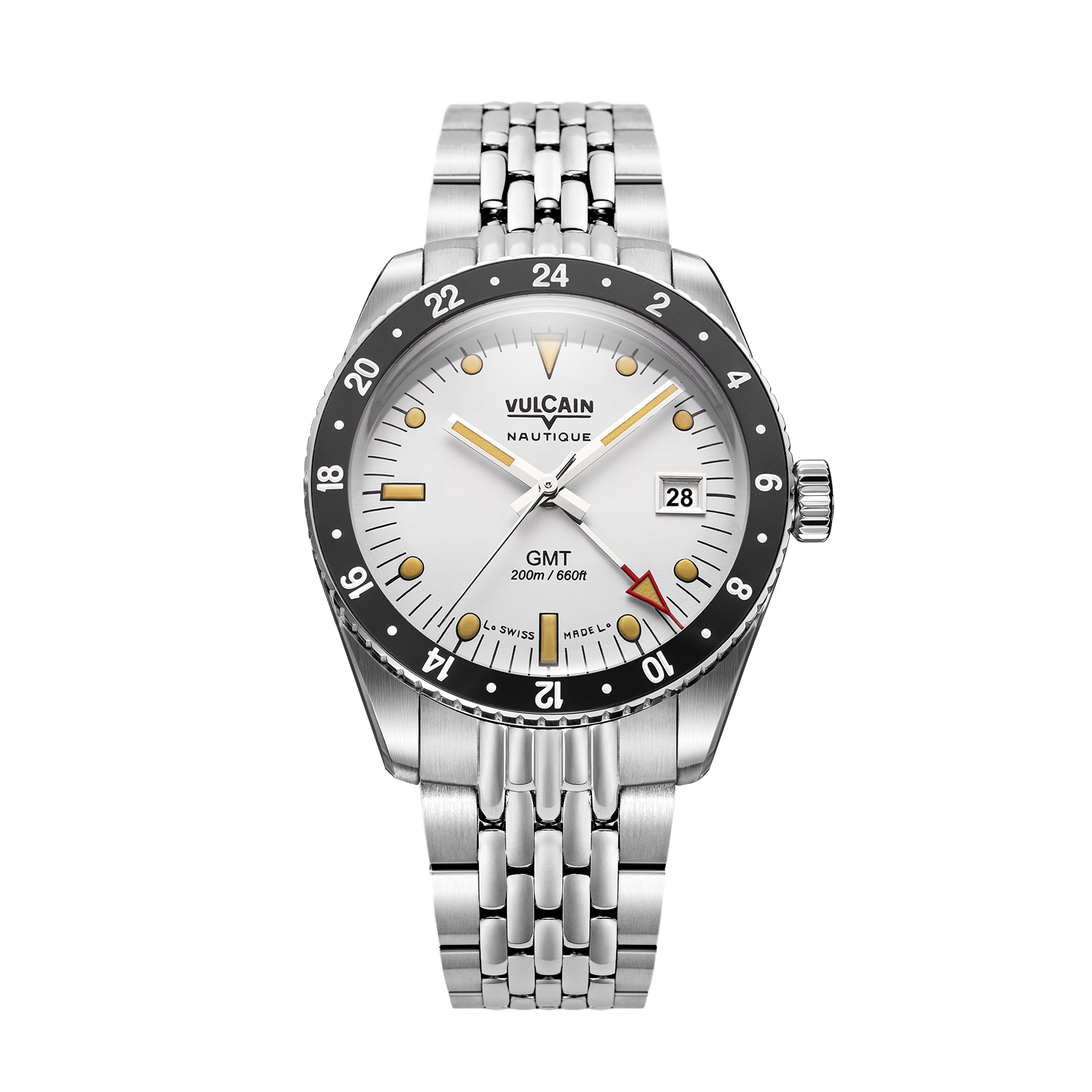 Skindiver GMT - White Luminova Beige
