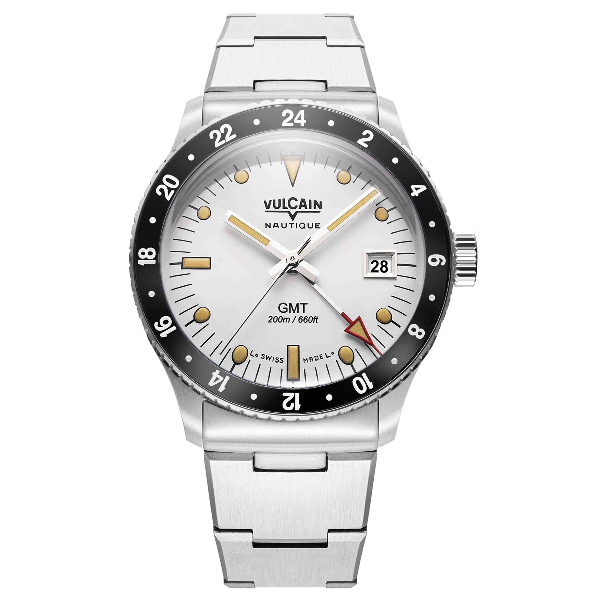 Skindiver GMT - White Luminova Beige