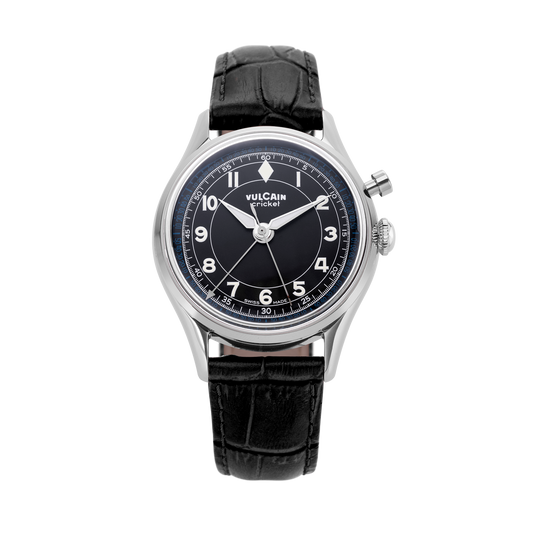 Cricket Classique 36 mm - Black & White/Blue
