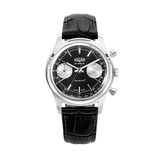 Chronograph 70's - Black & Silver