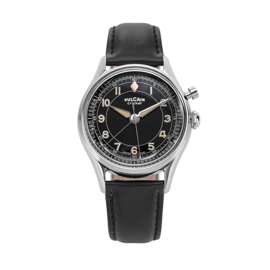Cricket Classique 36 mm - Black & Khaki numbers