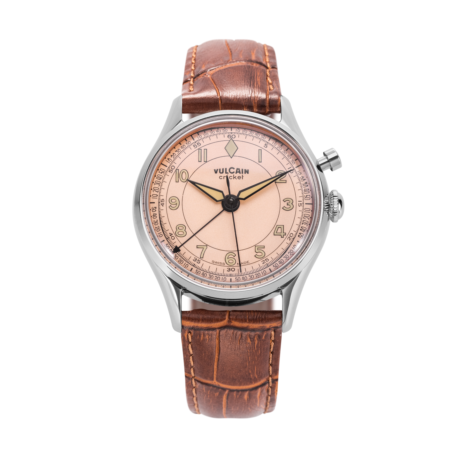 Cricket classique 36mm Salmon vulcainwatches